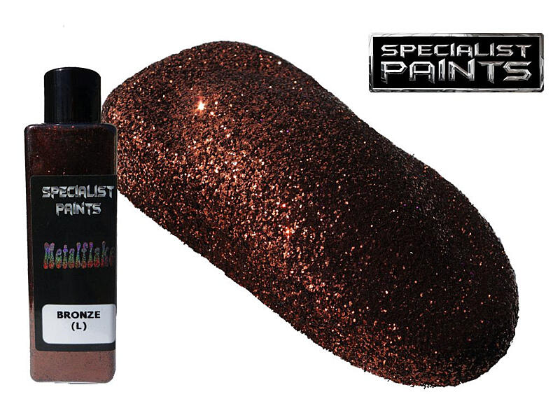 Metal Flake Bronze 50g vel. L (0,6 mm)