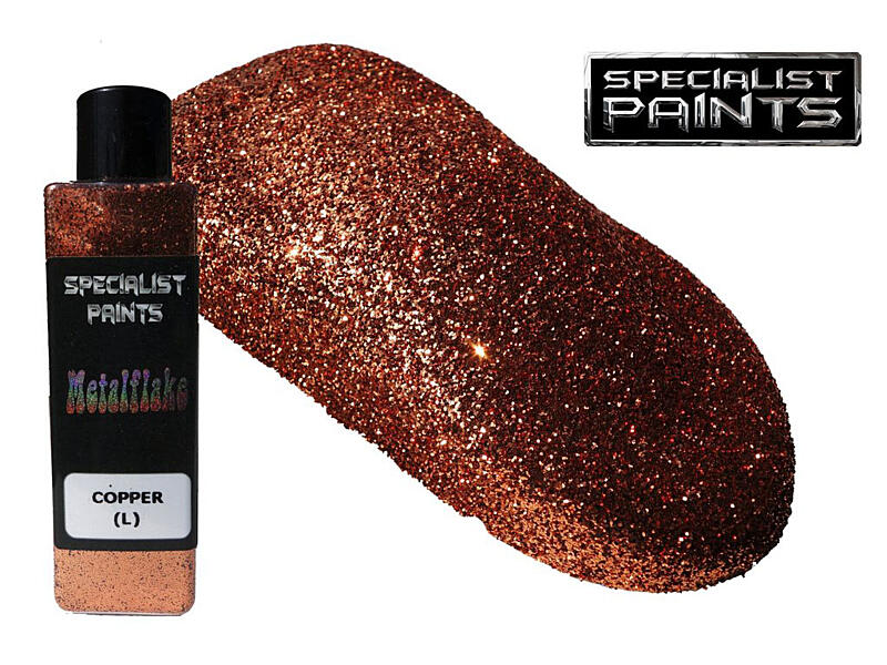 Metal Flake Copper 50g vel. L (0,6 mm)