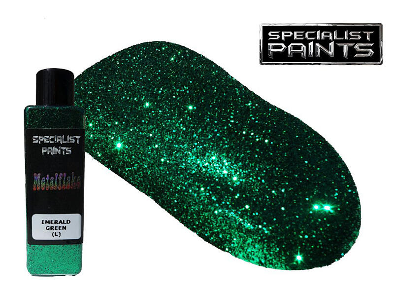 Metal Flake Emerald 50g vel. L (0,6 mm)
