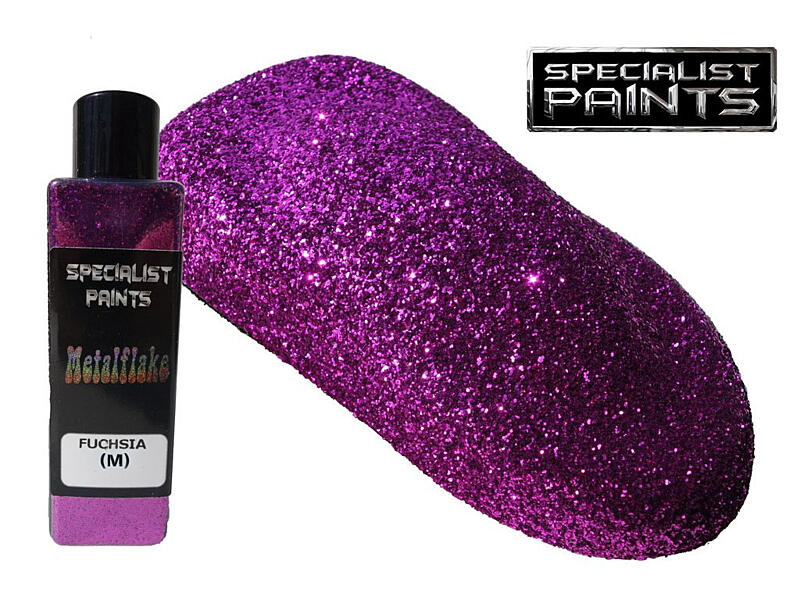 Metal Flake Fuchsia 50g vel. M (0,4 mm)