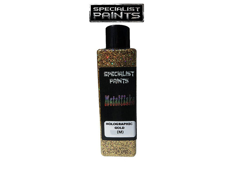 Metal Flake Gold Holographic 50g vel. M (0,4 mm)