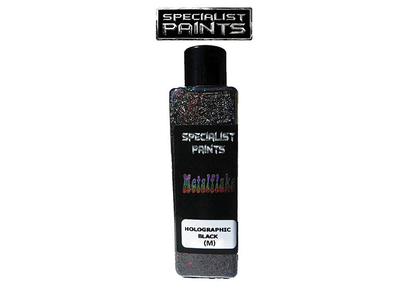 Metal Flake Black Holographic 50g vel. M (0,4 mm)