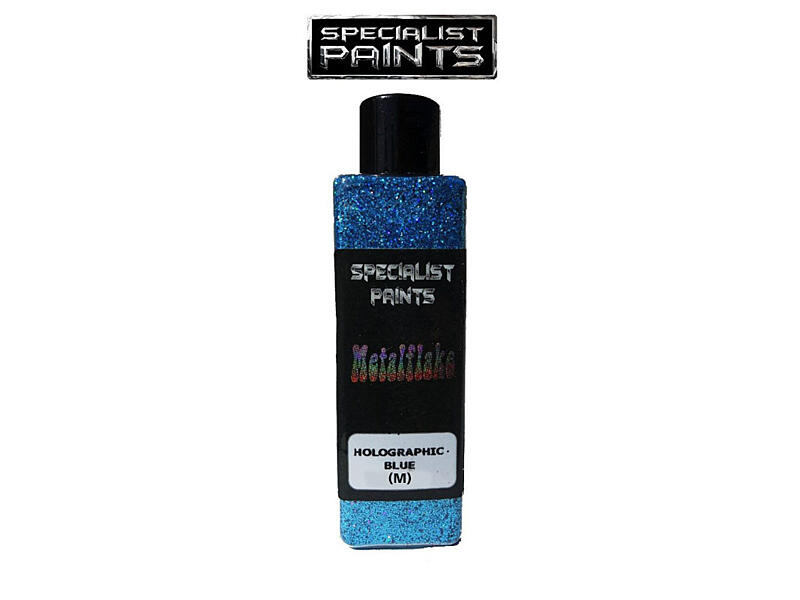 Metal Flake Blue Holographic 50g vel. M (0,4 mm)