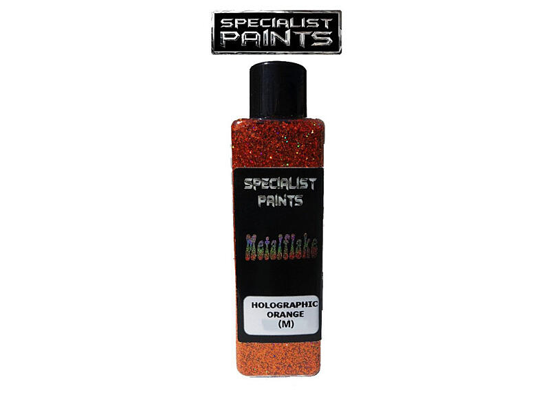 Metal Flake Orange Holographic 50g vel. M (0,4 mm)