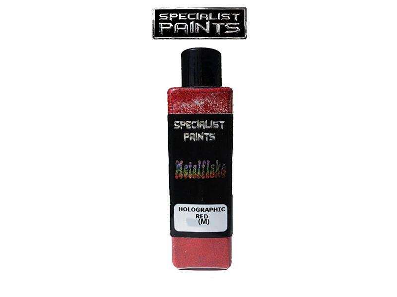 Metal Flake Red Holographic 50g vel. M (0,4 mm)