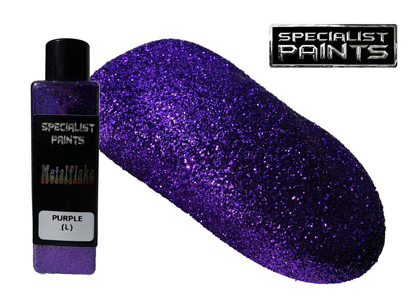 Metal Flake Purple 50g vel. L (0,6 mm)
